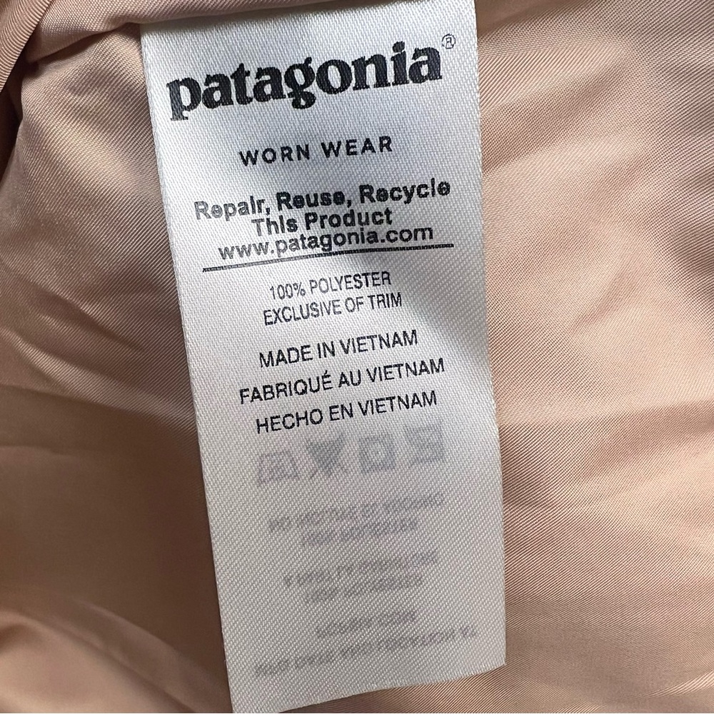 Patagonia Women’s Los Gatos Beige Sherpa Vest SZ SM‎ - Picture 5 of 5